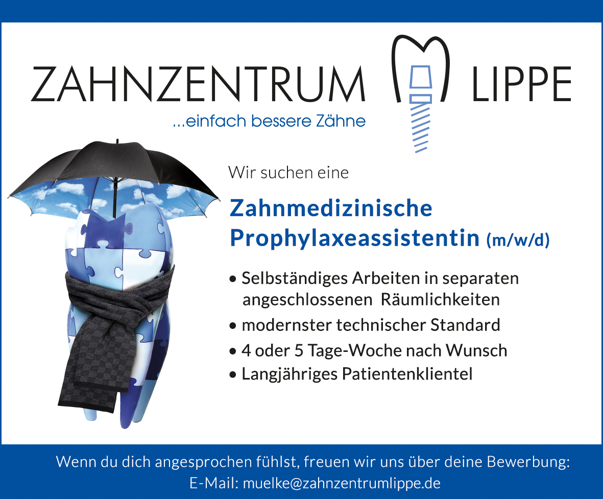 Prophylaxeassistenten gesucht