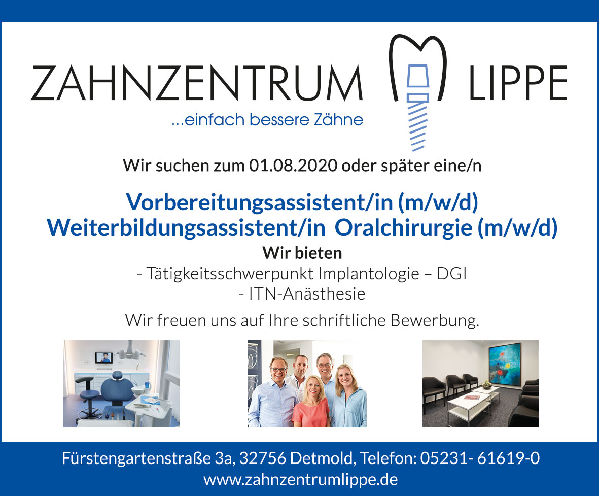 Vorbereitungsassistent gesucht